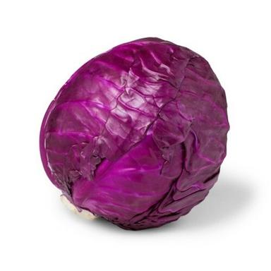 Round Healthy And Natural Fresh Purple Cabbage