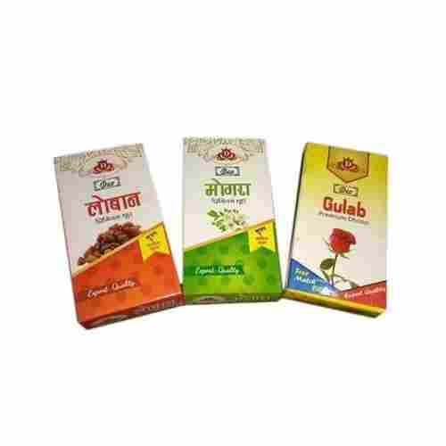 Multicolor Corrugated Paper Dhoop Agarbatti Packaging Boxes