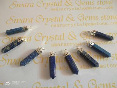 Lapis Lazuli Gemstone Pencil Point Pendents