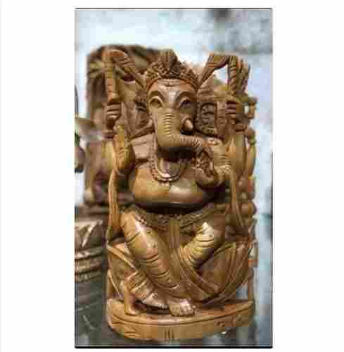 Sandalwood Ganesha Statue 3 Inch
