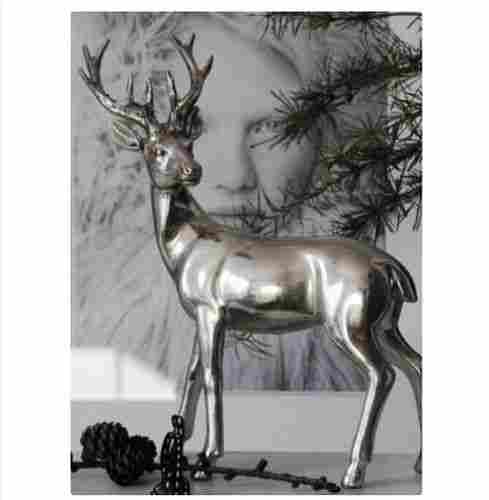 FRP Silver Deer Statue