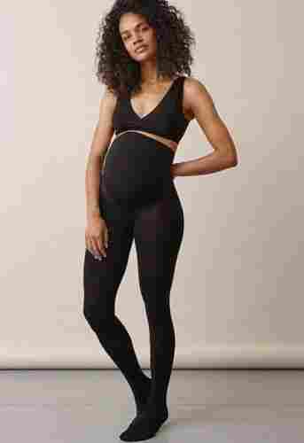 Pregnant Lady Essentials Soft Cotton Over Belly Maternity Leggings
