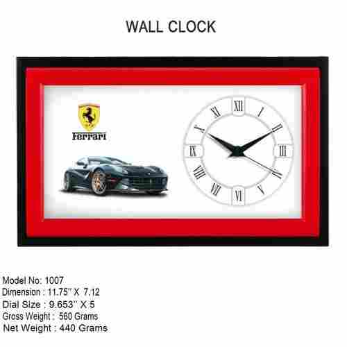 Rectangular Promotional Wall Clock