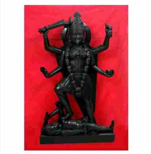 Glossy Black Maa Kali Statue