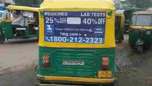 Auto Rickshaw Promotion And Branding Service