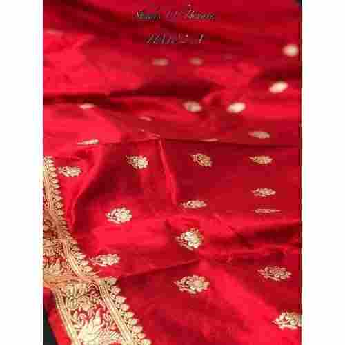 Red Pure Banarasi Silk Handwoven Sarees