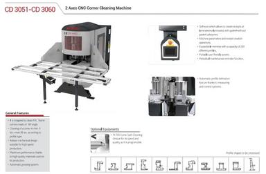 Cnc 2 Axis Corner Cleaning Machine Capacity: 6 Pcs/Min