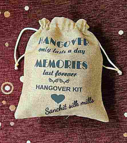 Hangover Kit Printed Potli Bag