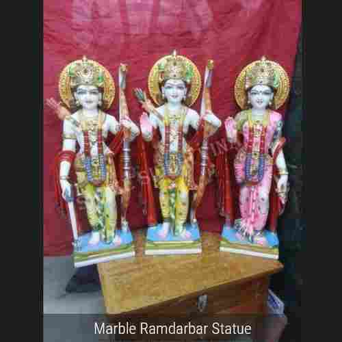 Handmade Ram Darbar Marble Statues