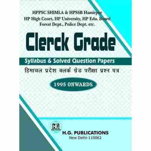 Clerk Grade Syllabus And Solved Question Paper Book