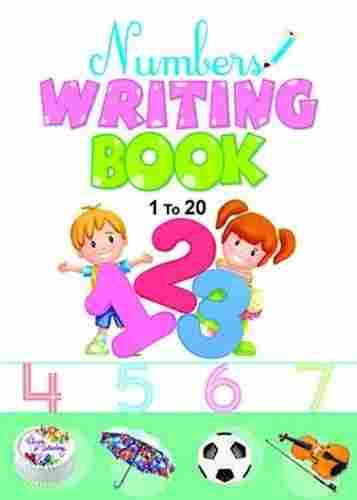 Multicolor 1 To 20 Kids Number Writing Book