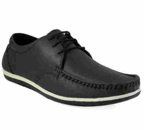 Lodestone Black Casual Leather Shoes