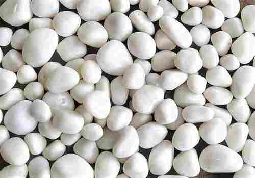 Natural White Cobblestones For Landscaping And Pavement