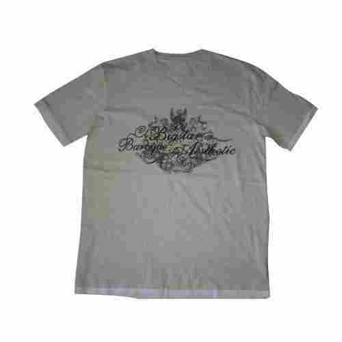 Gray Mens Printed T-Shirt
