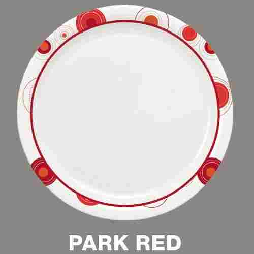 Park Red Melamine Dinner Plates