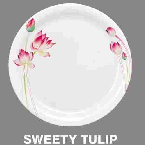 Sweet Tulip Melamine Dinner Plates