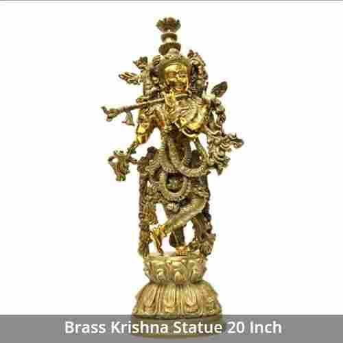 29 Inch Lord Krishna Brass Statue
