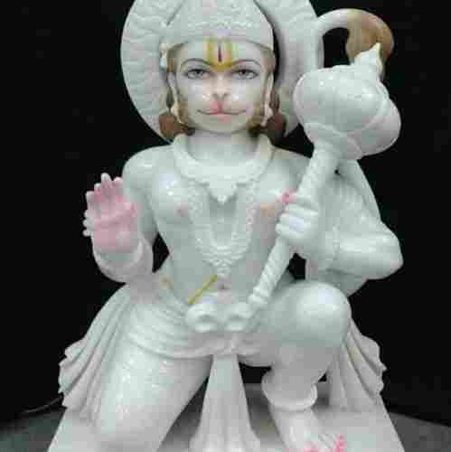 24 Inch Marble Hanuman Statue