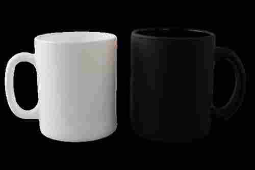 Black and White Color Single Tone Sublimation Mug For Printing