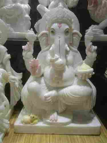 Colored Marble Ganesh Statue