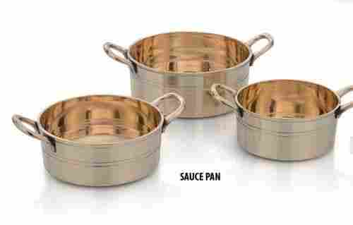 Pure Bronze Metal Polish Finish Sauce Pan