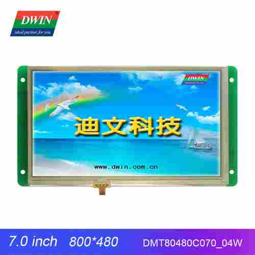 DWIN 7 Inch LCD Modules 800*480 TFT Display HMI Smart Intelligent Touch Panel DMT80480C070_04W