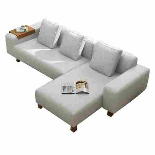 3 Seater L Shape Wooden Sofa