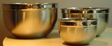 Silver Stainless Steel German Bowls