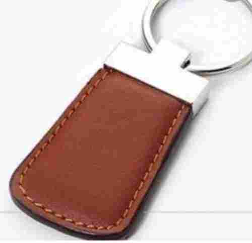 Brown Leather Key Chain 