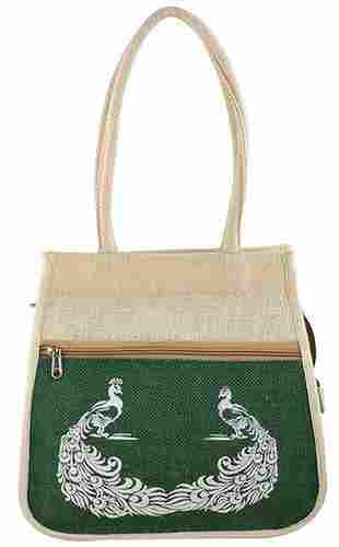 Embroidery Jute Shopping Bags