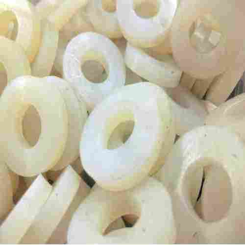 White Rubber Flat Washer