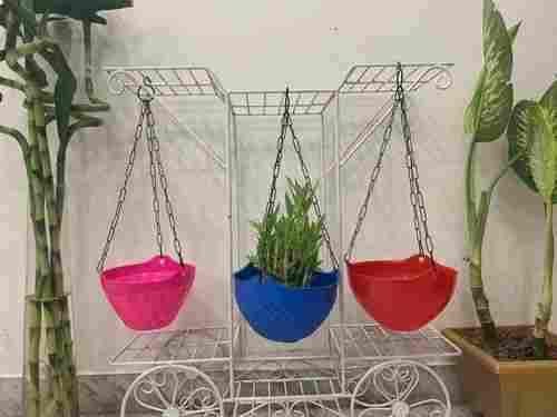 Colored Hanging Flower Basket