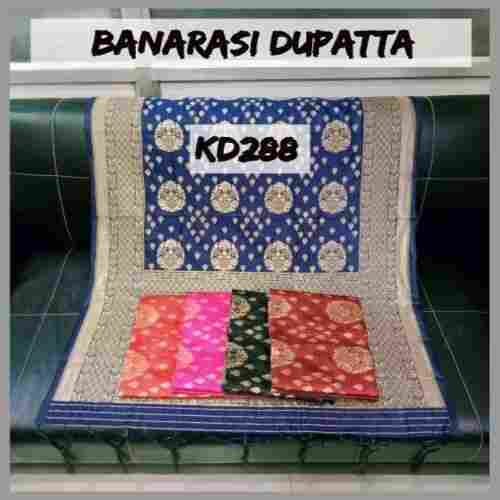 KD288 Banarasi Silk Dupataa With Hand Made Tassel