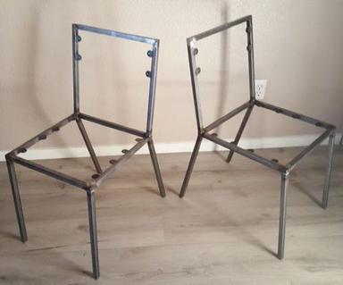 Chrome Finish Stainless Steel Corrosion Free Metal Chair Frame