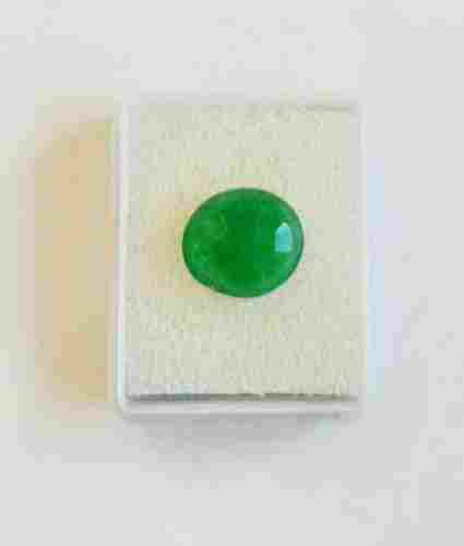 Oval Shape Green Gemstone 