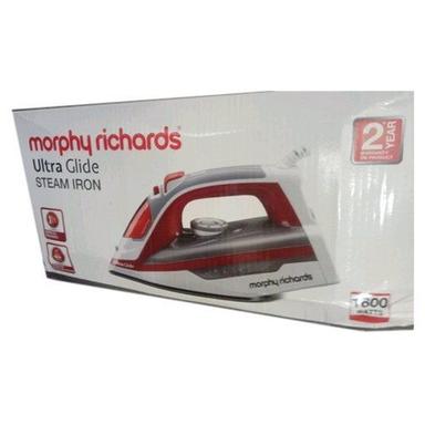 Red+White Morphy Richards 1600W Steam Cloth Iron