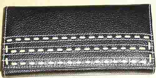 Black Ladies Leather Wallets