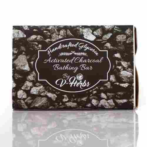 Handcrafted Activated Charcoal Soap (100gm)