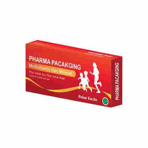 Rectangle Vitamin Packaging Box