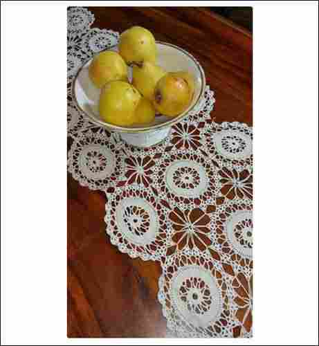 Designer Crochet Table Cover (16x48 Inches )