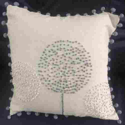 White Cotton Hand Woven Cushions Cover