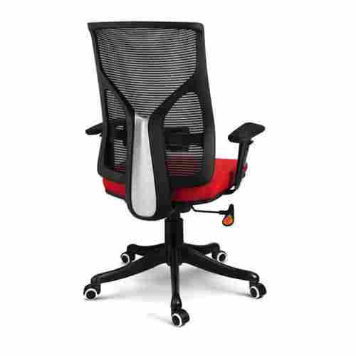 High Mesh Back Black Fabric Office Chair