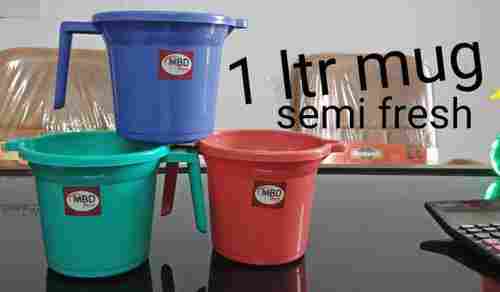 Semi Fresh Plastic Bath Mug 1 Ltr