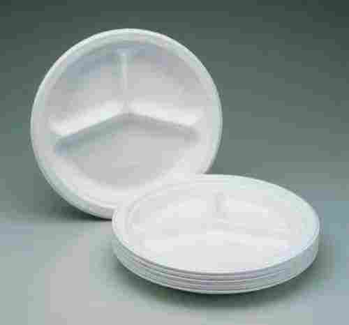 White Round Disposable Plate 