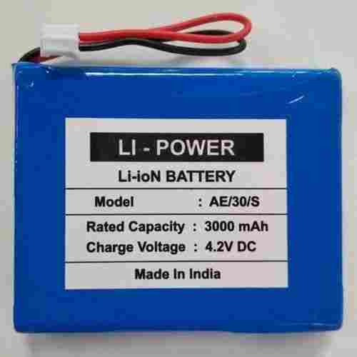 3000mAh Rechargeable Lithium ion Prismatic Battery