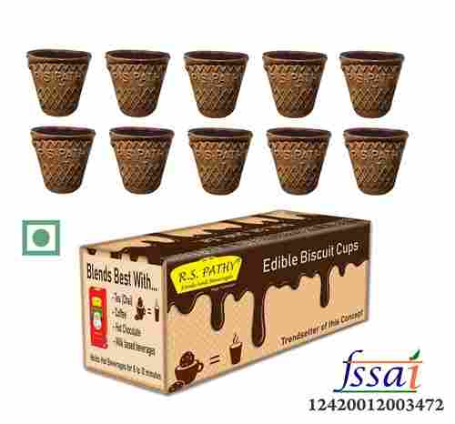 Edible Biscuit Cup 15g X 10
