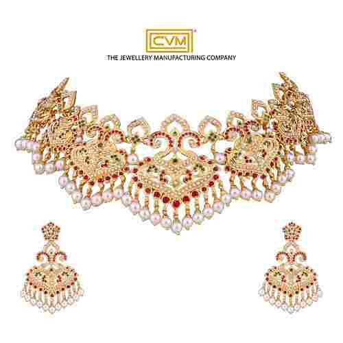 22k Gold Necklace And Earring