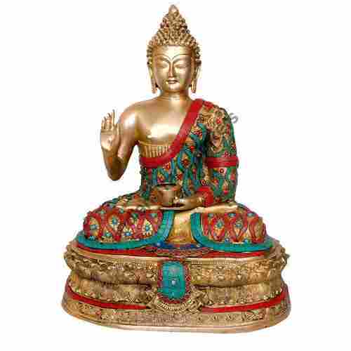 20 Inch Tibetan Style Buddha Statue