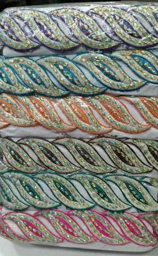 Multi Colour Saree Lace