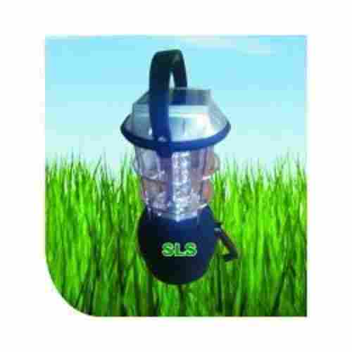 Blue Rechargeable LED Solar Camping Lantern